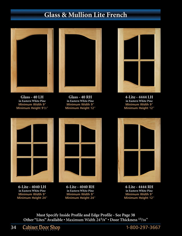 34 Glass & Mullion Lite French